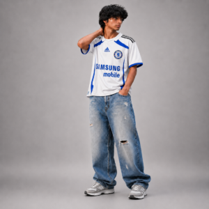 chelsea fc 2005–06 away retro jersey