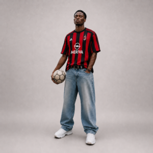 ac milan 2004–05 home retro jersey